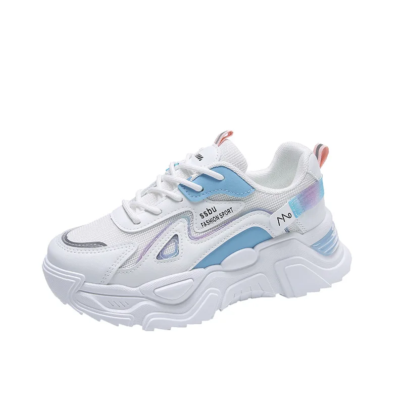 Brand Breathable Platform Shoes for Women Sneakers Spring/Autumn 2022 Fashion Mixed Colors Lace-up Tenis De Mujer Women Shoes