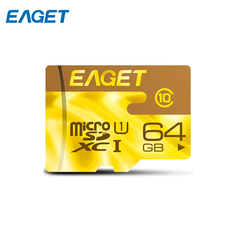 Карта памяти EAGET F2-64 MicroSDHC карточка памяти 64 ГБ TF(MircoSD)[ из России]