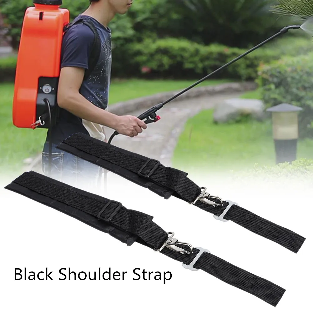 

29cm/11.4inch Backpack Sprayer Shoulder Strap Agricultural Gardening Sponge Strap Aluminum Gardening Tool Black Shoulder Strap
