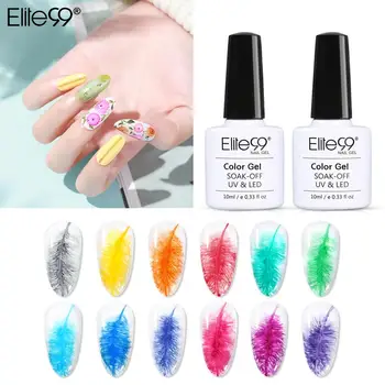 

Elite99 Frost Flower Gel Polish Soak Off UV LED Nail Varnish Gel Polish Salon Manicure 10ML UV Gel Nail Design Gel Varnish