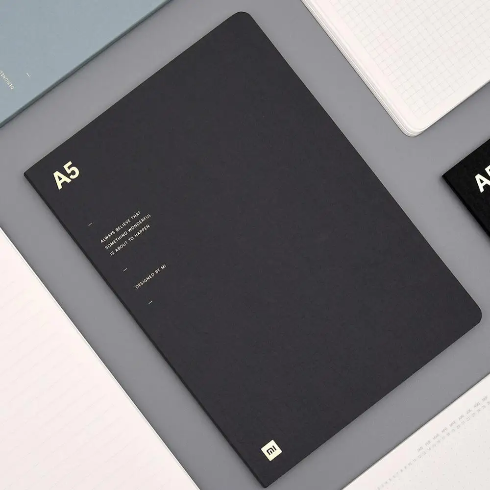 Xiaomi Mijia блокнот дневник блокнот три абзаца внутри страницы Daolin бумага А5 Страницы гладкие штрихи 3 цвета для школы офиса