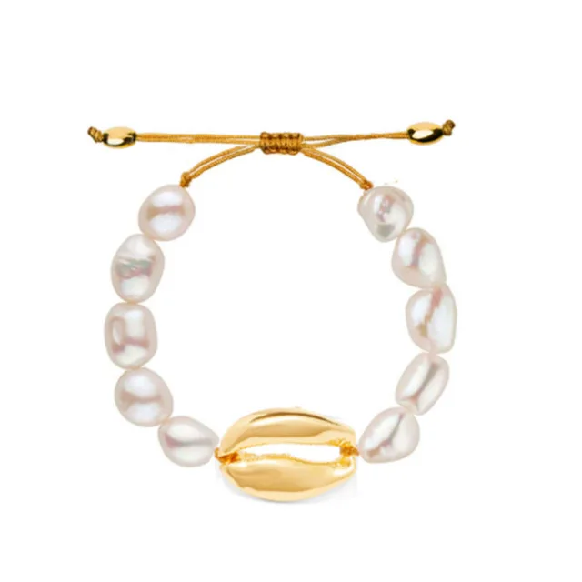 Bracelet 2 Bonzer барокко жемчужное ожерелье богемная огранка ювелирное изделие 4A Жемчужное Ожерелье De Moda женское Высокое качество Bijoux колье Новинка - Окраска металла: Bracelet 2