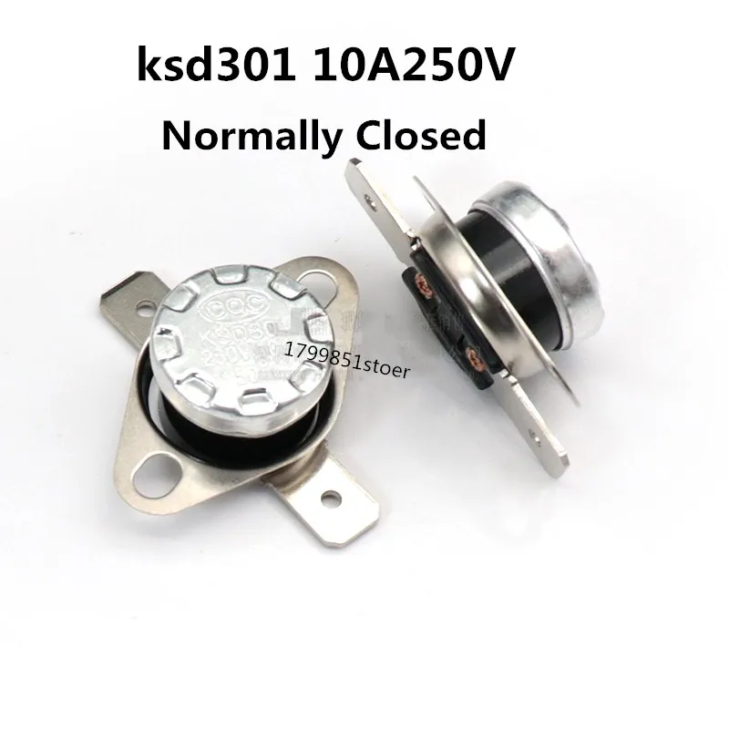 2 шт./ksd301 10A 250 В нормально закрытый 185 170 190 15 20 градусов 185C 170C 190C 15C 20C