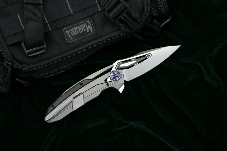 Kanedeiia ZT0999 складной нож M390 лезвие TC4 титановый рычаг CF утилита Кемпинг Охота выживания карманные Кухонные Ножи EDC инструмент