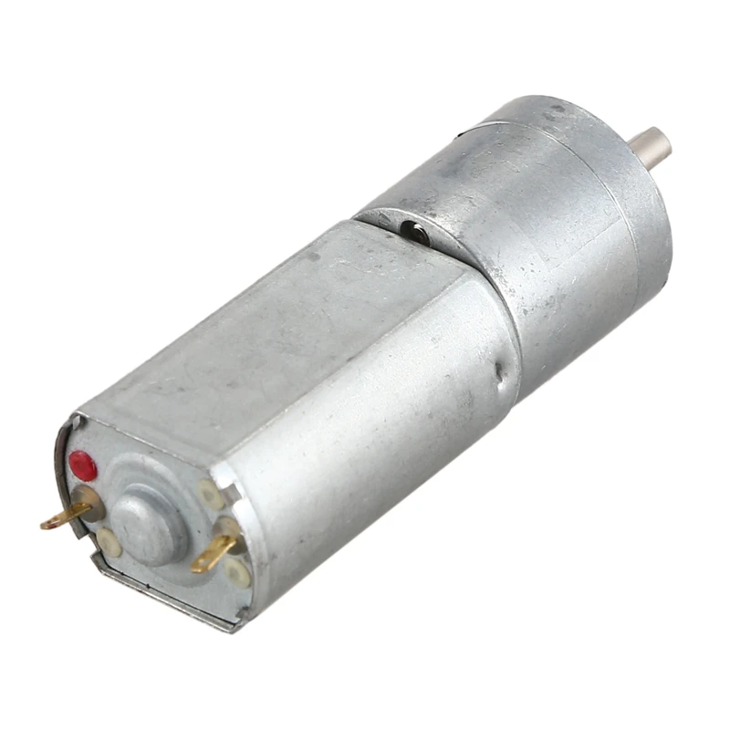 DC 9V 600 об/мин высокий крутящий момент роторная Скорость Уменьшить Электрический редукторный ящик мотор серый+ серебристый