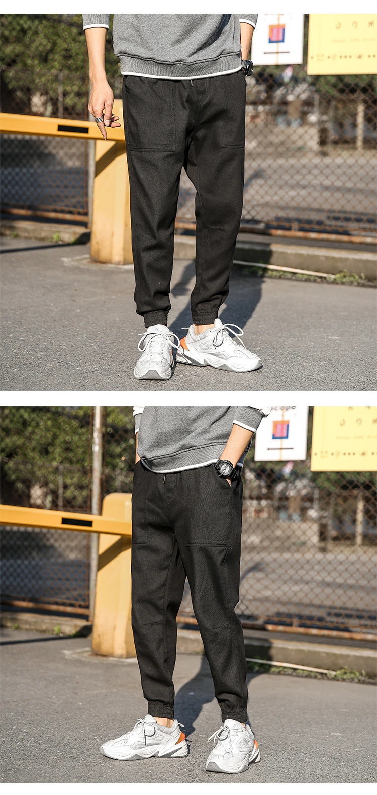Autumn New Cargo Pants Sports Men's Pants Men's Pants Korean Version Trend Casual Loose Beach Pants Male ZOGAA