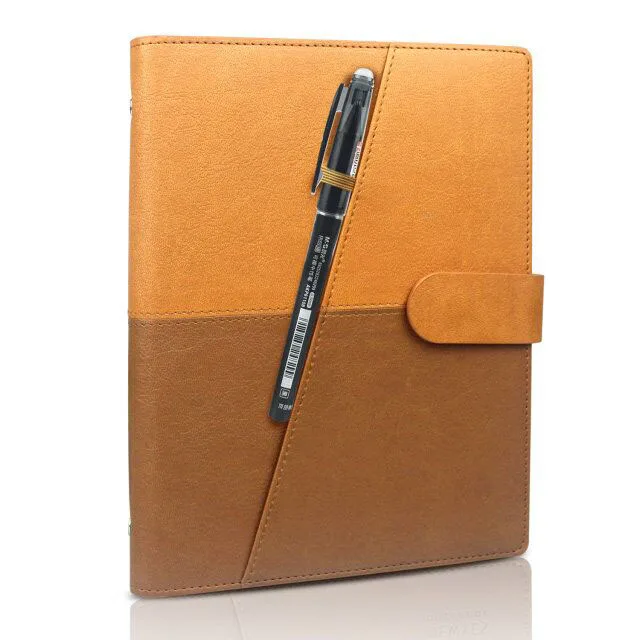 

A5 sizes 4 styles 4 colors large business diary leather soft copy notebook increase thick notebook