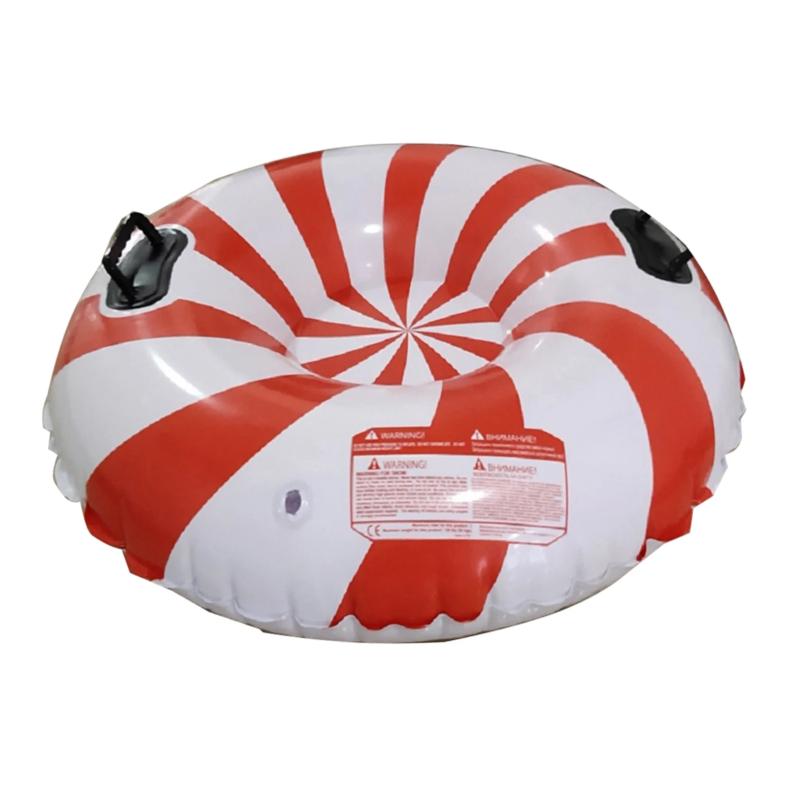 Winter Snow Tube Inflatable Sled Highly Tolerant Abrasion Floated Grass Skiing Board for Children Adults Christmas Gifts | Спорт и