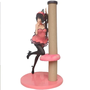 

Japanese Anime Date A Live Tokisaki Kurumi Nightmare Dress Cat Ver. Action Figure Model Sexy Girl Statue Collection Kid Toys