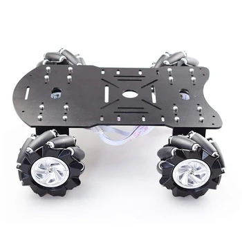 

Mecanum Wheel Robot Car Chassis Kit with 12V Encoder Motor for Arduino Raspberry Pi DIY Project STEM Toy
