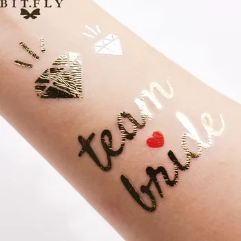 

BIT.FLY Waterproof Bachelorette party decoration Bride tattoo stickers girls party favor body art sticker Hen party supplie