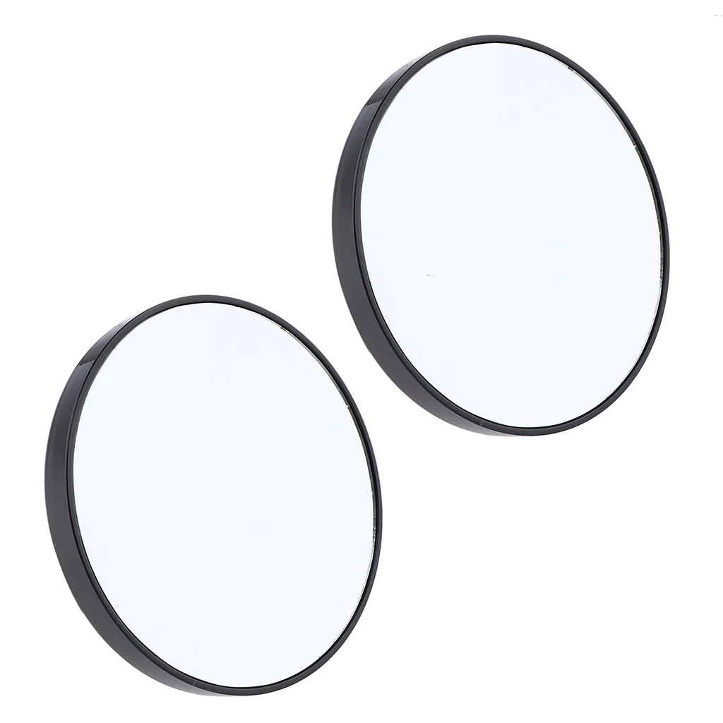 2 Pieces 15X Magnifying Mirrors - Round Single Side Suction Cup Makeup Mirrors For Face Makeup Application