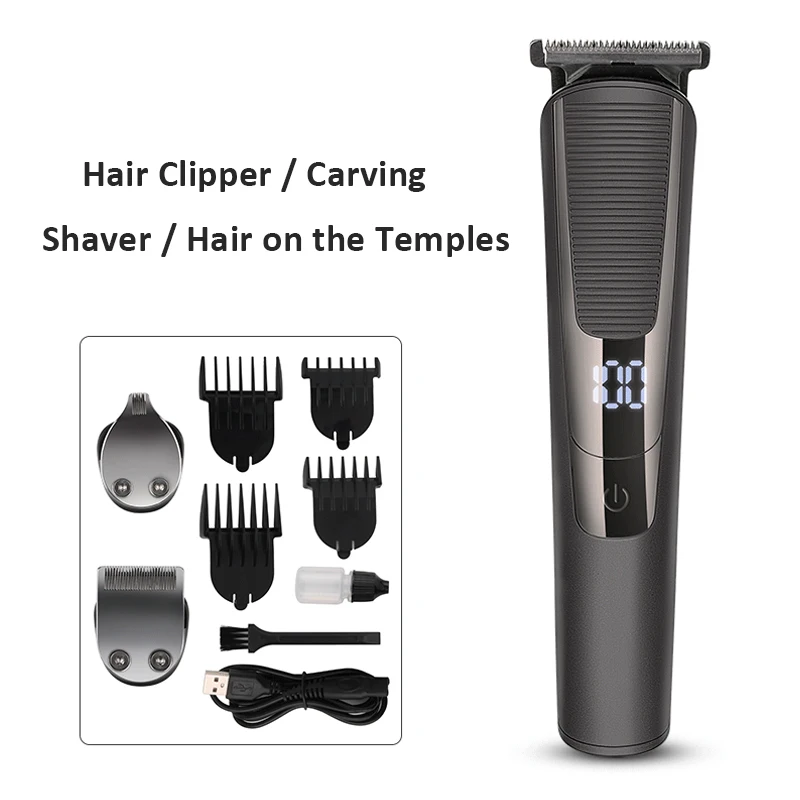 

Professional Hair Clippers Barber Haircut Sculpture Cutter Rechargeable Razor Trimmer Cordless Beard Trimmer Clipper for Men