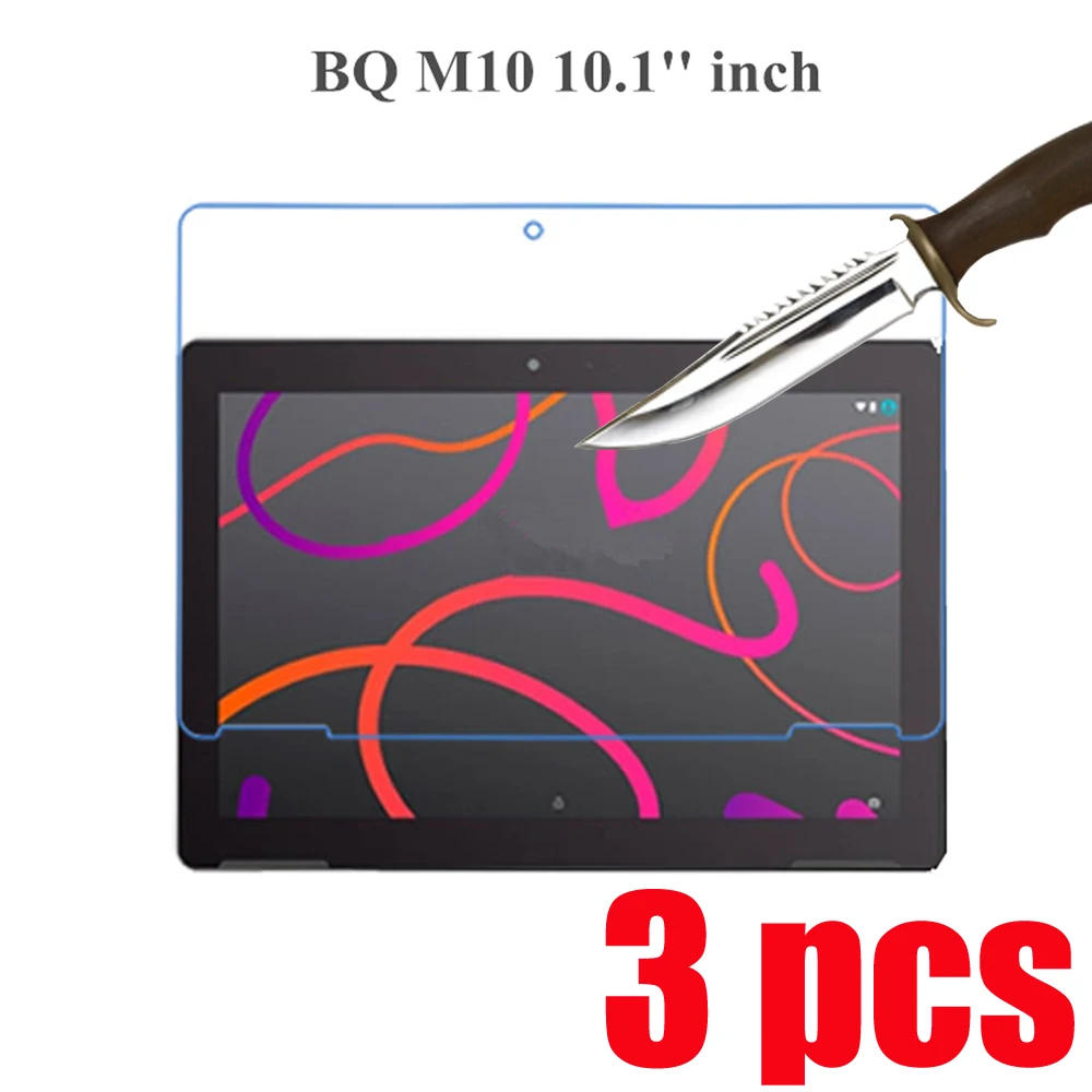 Защитная пленка из закаленного стекла для BQ M10 10 1 дюйма 3 шт. | Компьютеры и офис