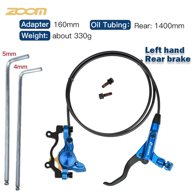 Details about   ZOOM MTB Bike Hydraulic Disc Brake Calipers 160mm Bike Disc Brake Rotor 6 Bolts