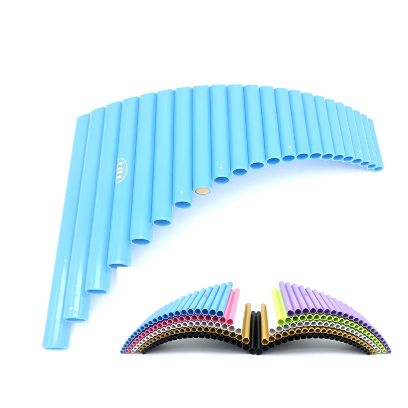 Hot Sell 22 Pipes ABS plastic Panpipes G Key Pan Pipes Handmade Folk Musical Instruments Pan Flute Right/Left Hand Flutes