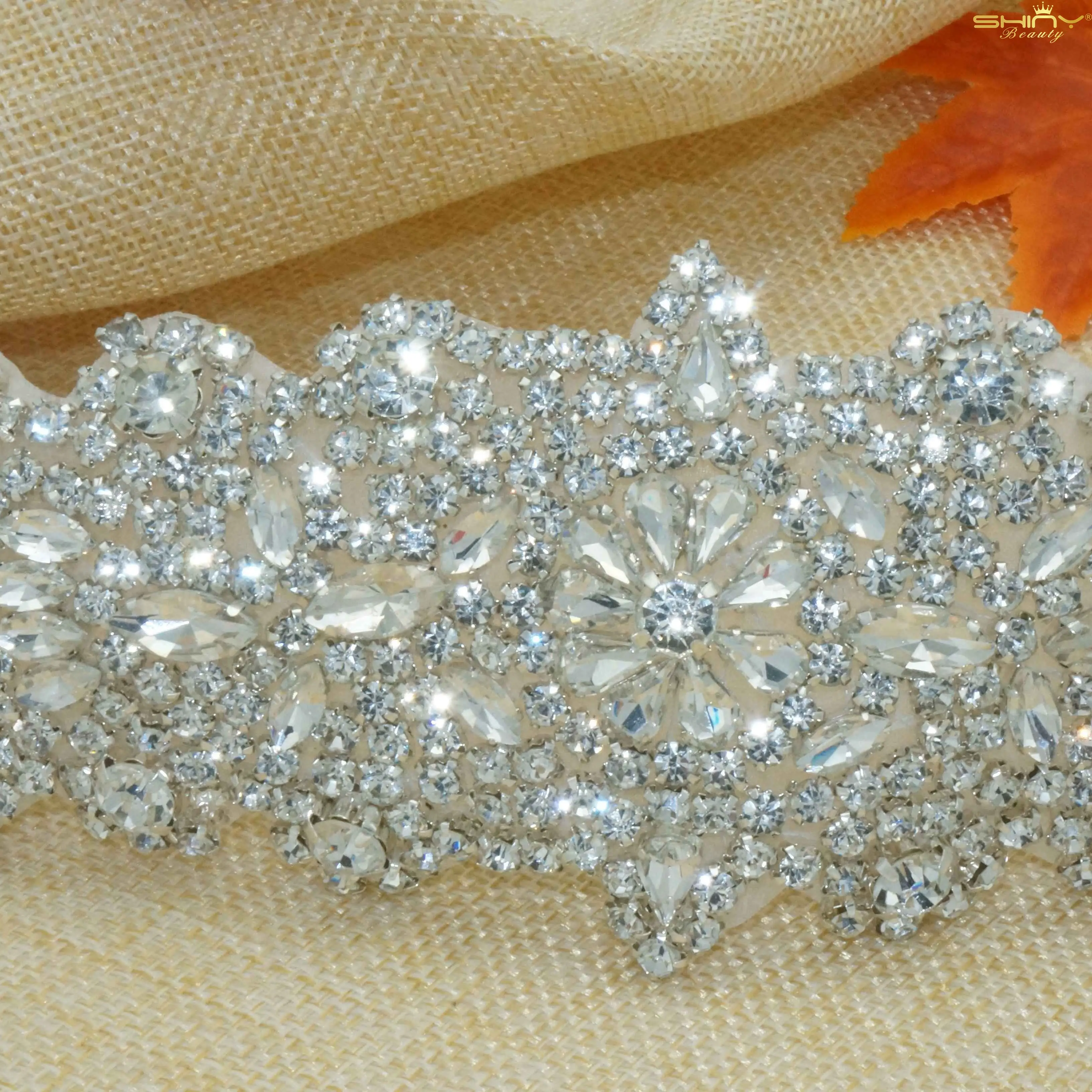 Antique Wedding Sash Wedding Belt Sash Bridal Sash For Wedding Gown Rhinestone Western Belts For Women-RA124