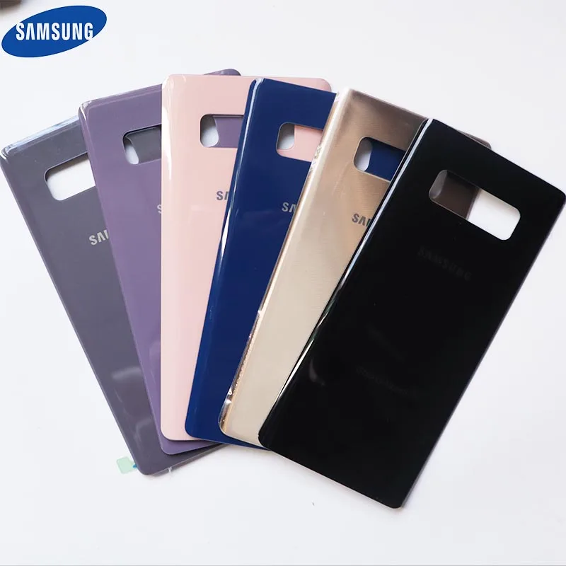 Samsung Note 8 N950 SM-N950F N950FD Задняя стеклянная крышка для батареи задняя дверь чехол samsung