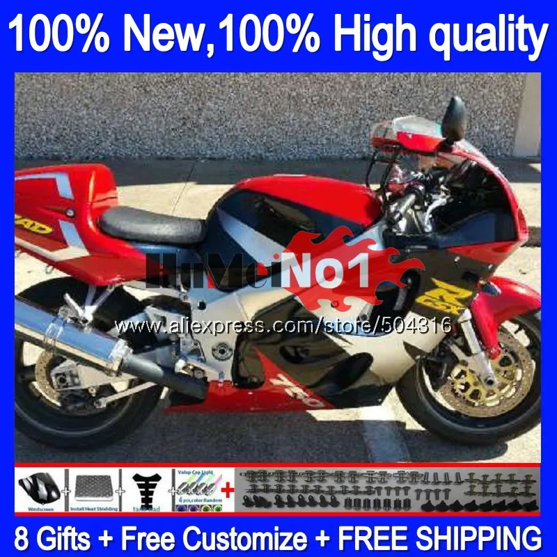 No. 1 Корпус для SUZUKI SRAD GSX-R600 1996 1997 1998 1999 2000 11MC. 71 фабрика красная GSXR750 GSXR 750 600 GSXR600 96 97 98 99 00 обтекателя - Цвет: No. 1