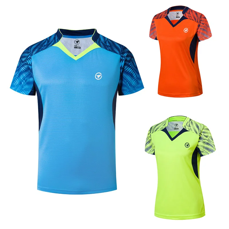 2019 New Badminton Shirts Men / ,table Tennis Shirts ,sports Running Shirts , Fitness Gym Shirts A13