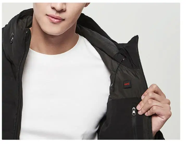  xiaomi Vancl men's down jacket thickening 2019 new smart app control winter temperature control hea