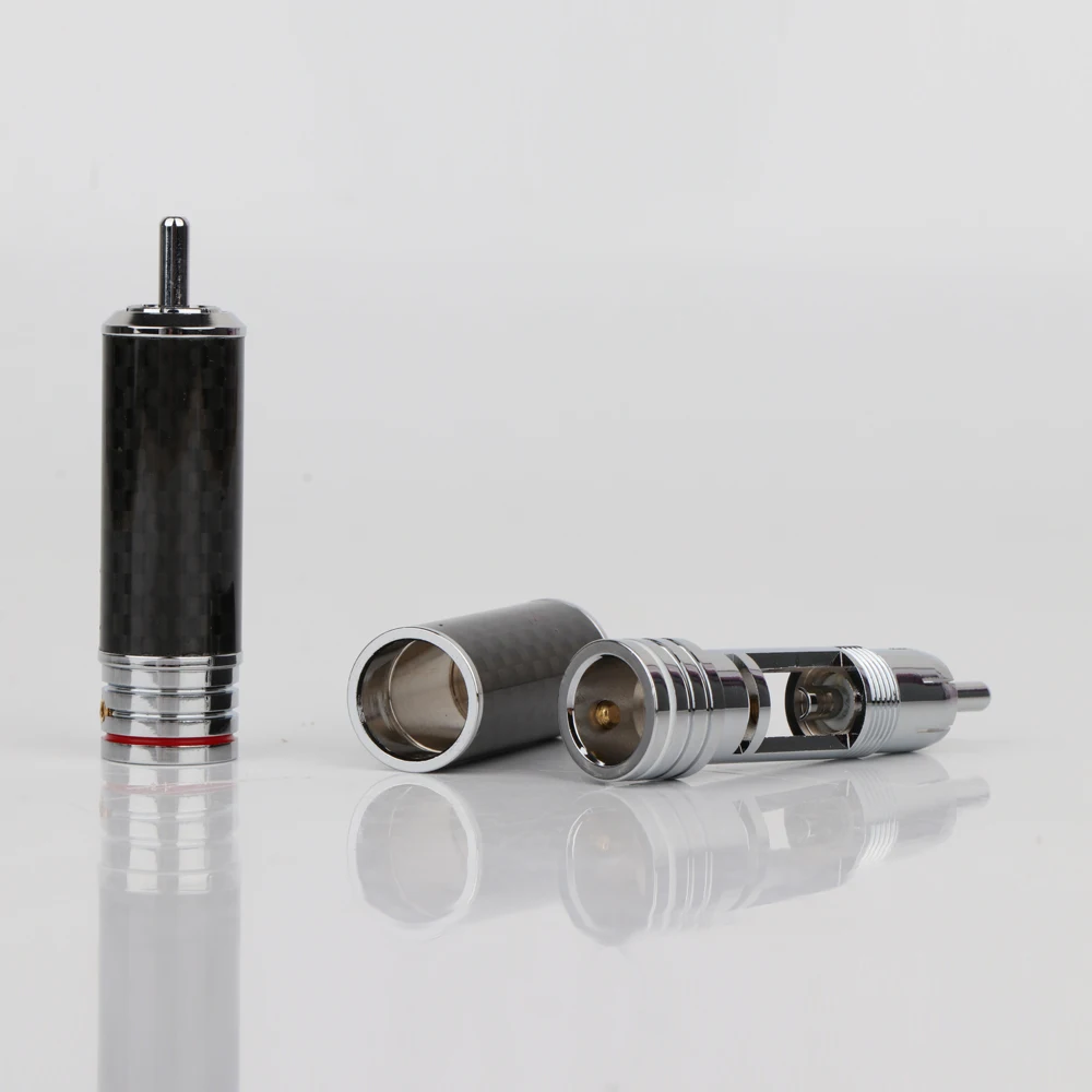 4 шт. R1709 Hi Performacne RCA высокое качество родиевое покрытие End разъем Без припоя