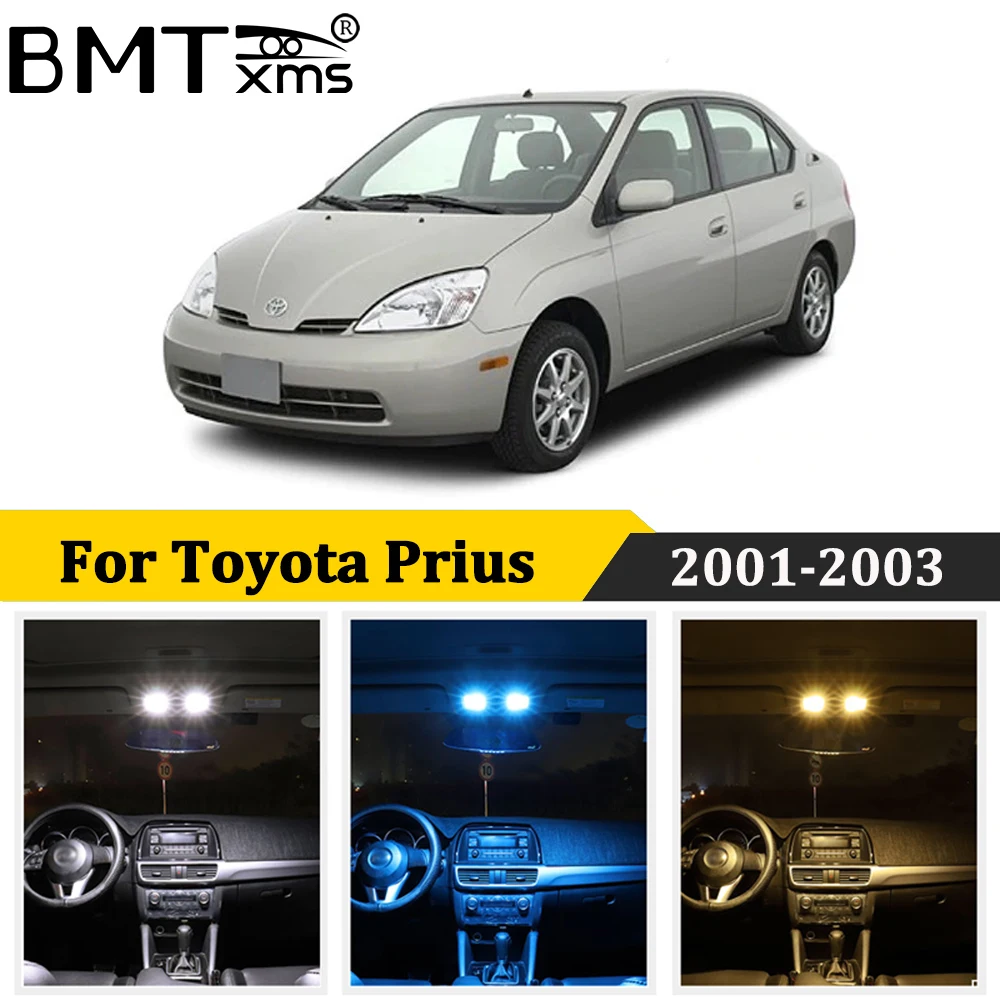 BMTxms 8 шт. Canbus для Toyota Prius NHW11 2001-2003 Автомобильные светодиодные внутренние купольные