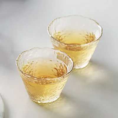 2pcs 150ml Glass Cup Стеклянный кувшин для холодного чайника, бутылка для холодной воды, молоток для снега, высокая термостойкость, нагреваемый 1Л 1.5л 1.8л 2л 2.5л - Цвет: 2pcs 150ml Glass Cup