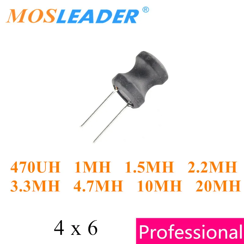 

Mosleader 1000pcs 4x6 0406 470UH 1MH 1.5MH 2.2MH 3.3MH 4.7MH 10MH 20MH 4*6 DIP H Power inductors