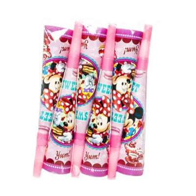 6pcs Minnie Mickey Mouse Party Theme Princess Pink Cartoon First Birthday Party Decoration Disposable Tableware Paper Towel Supplies - Цвет: 6pcs