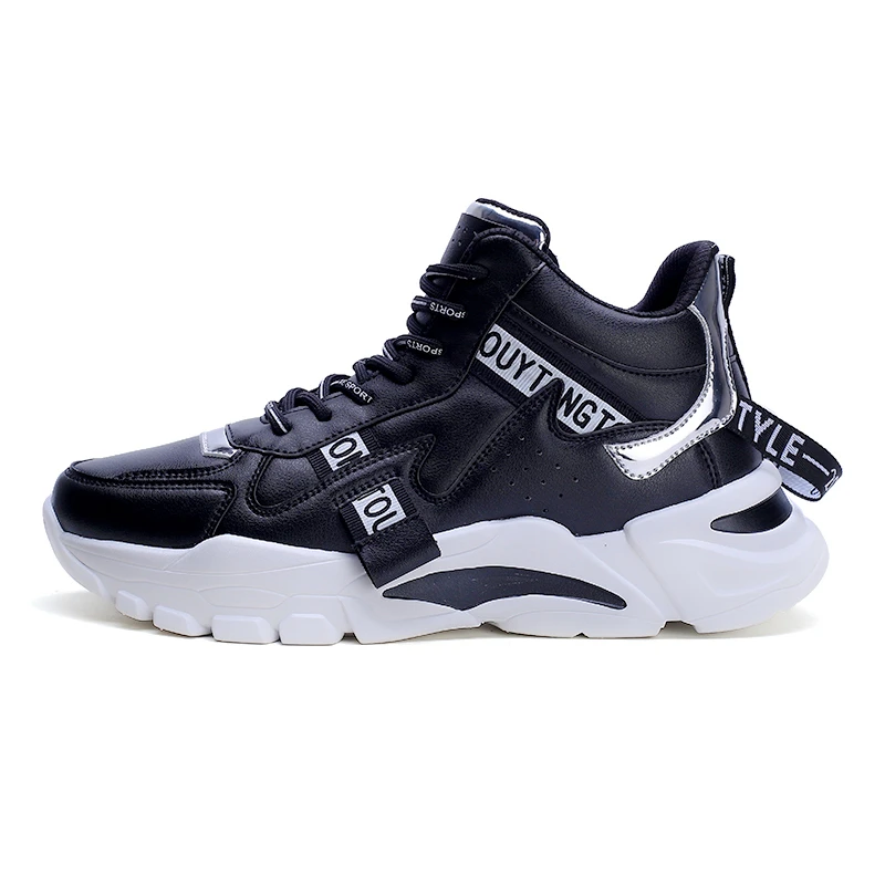 Botas de invierno para hombre Botas de moda gruesas antideslizantes zapatos de invierno catidos para hombres botas de piel de to - Цвет: Слоновая кость