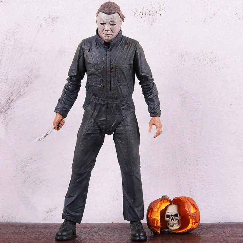 Neca фигурки Хэллоуин II конечная Майкл Майерс ПВХ Западный фильм фигурка Коллекционная модель игрушка подарок