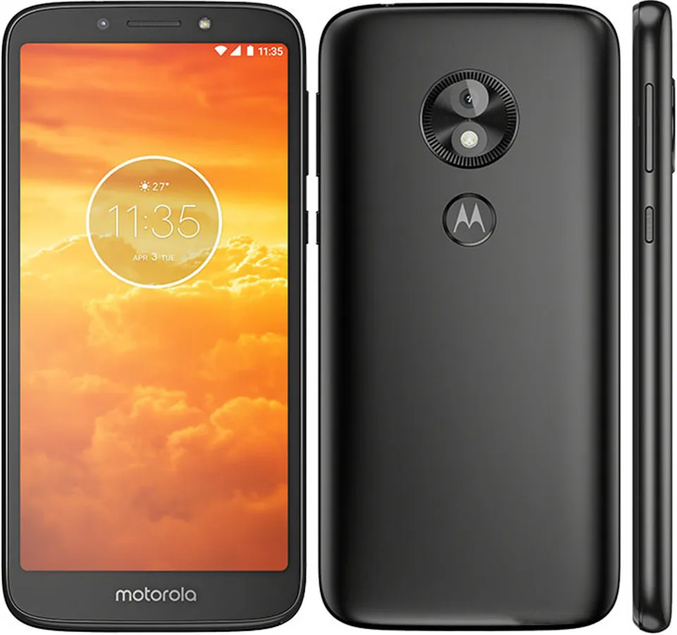 Motorola MOTO E5 Play мобильный телефон 5,2 дюймов Android 8,0 Qualcomm четырехъядерный телефон 8.0MP 4G LTE wifi fm-радио смартфон