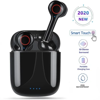 

Bluetooth 5.0 Earbuds TWS Wireless Earphones with Charging Case In Ear Earphone IPX6 Waterproof for Apple Airpods IPhone Andriod