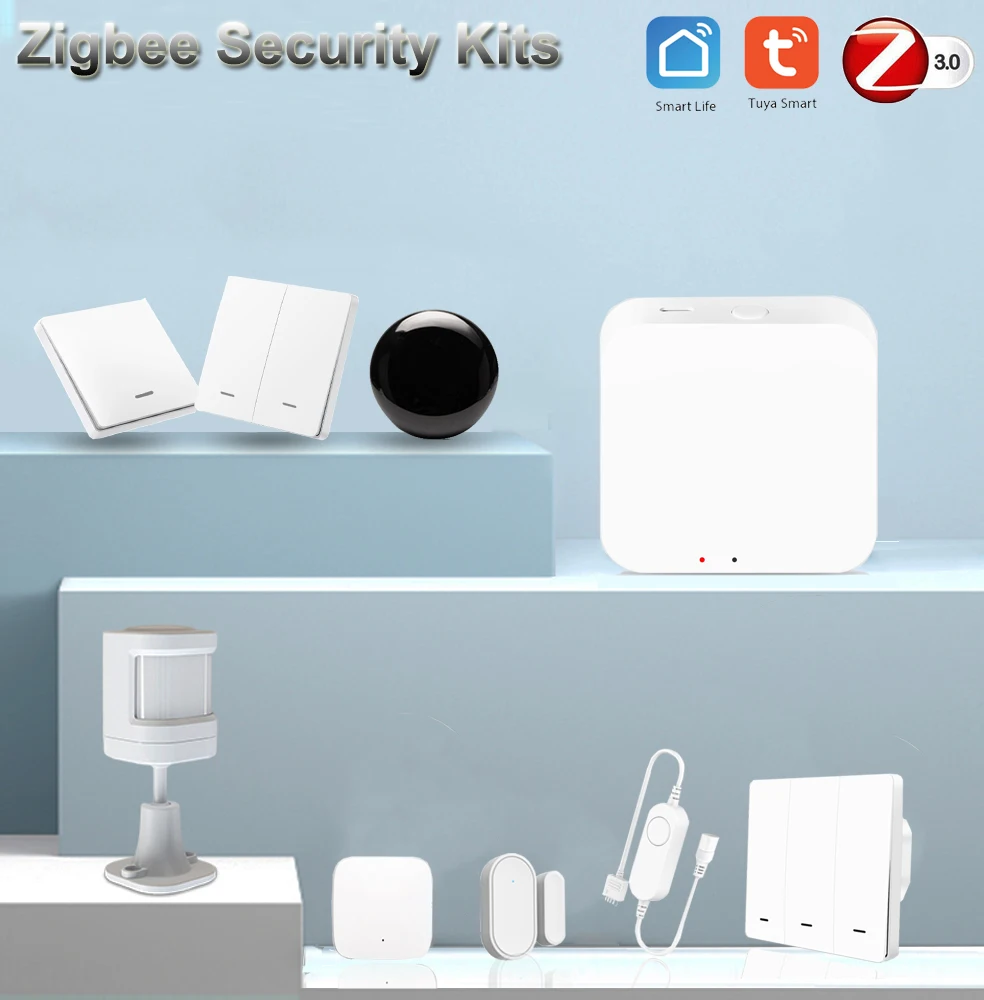 Умный шлюз Tuya ZigBee 3 0 беспроводной пульт дистанционного управления для Alexa Echo Google