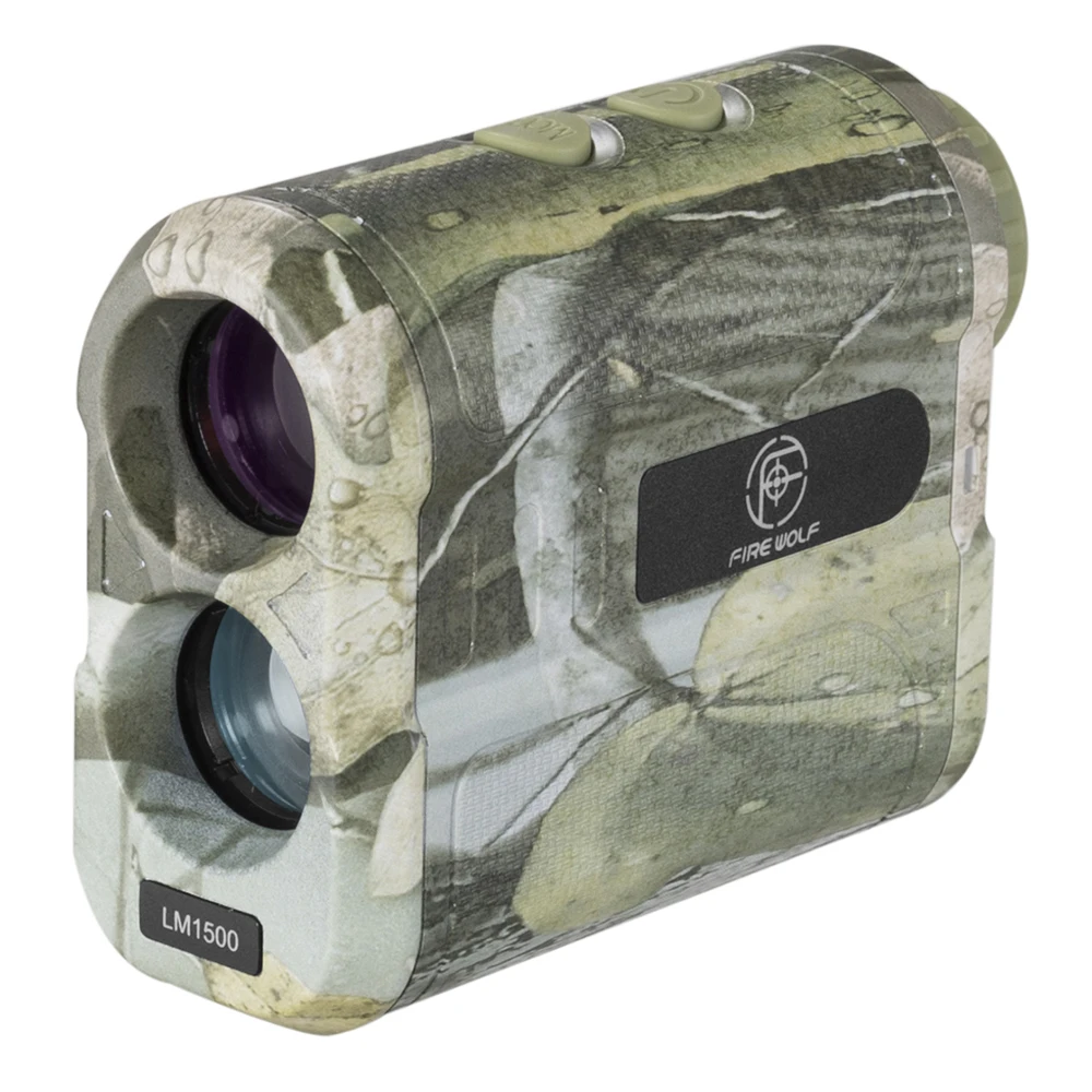 FIRE WOLF Hunting LED high Precision Laser Infrared Rangefinder Speed Camouflage Digital Measurer Golf Range finder for hunting