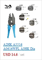 NEW Model FREE SHIPPING HS-30J HS-40J EUROP STYLE ratchet crimping tool crimping plier 1-6.0mm2 DIE SETS