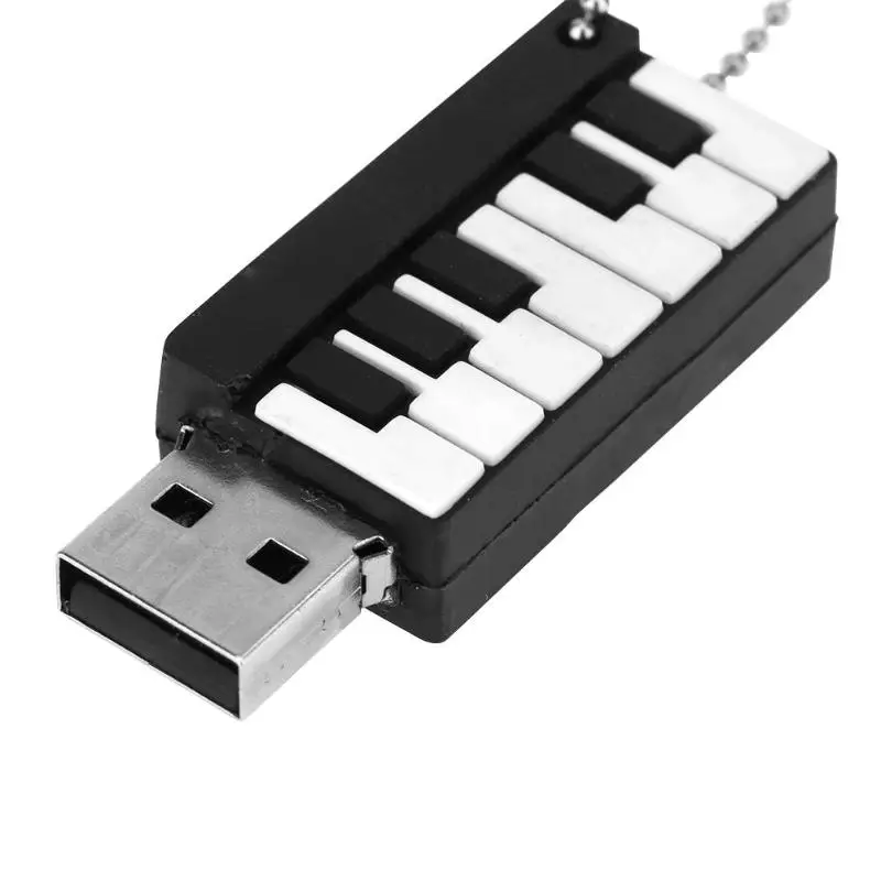 Мини Портативный USB2.0 порт фортепиано Форма силиконовый корпус USB флэш-диск