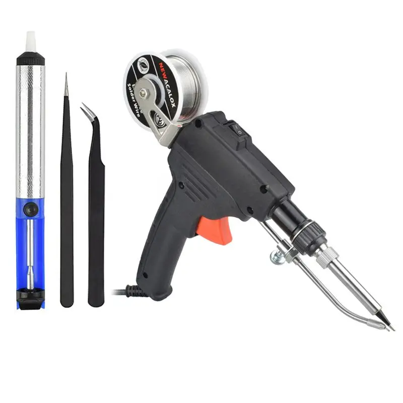

tools Eu Plug 220V 60W Hand-Held Internal Heating Soldering Iron Automatically Send Tin With Power Switch Welding Repair Tool