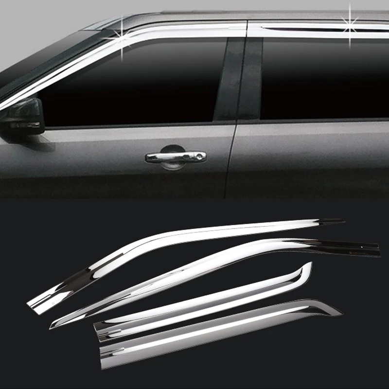 Rain shield Windows visor side wind window deflectors visor windshield on the windows accessories For Ford explorer 2013-2020