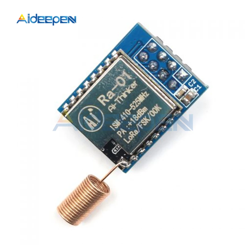 SX1278 LoRa модуль 433 м 10 км Ra-01 Ra-02 Ai-Thinker беспроводной расширенный спектр передачи разъем для умного дома доска «сделай сам»