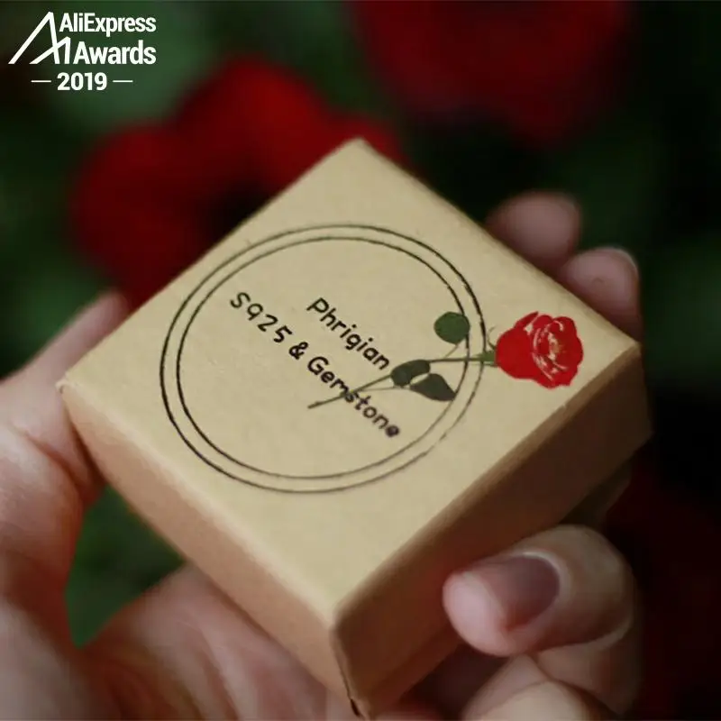 S925 Изящные антикварные дизайнерские рубиновые кольца для женщин ручной работы