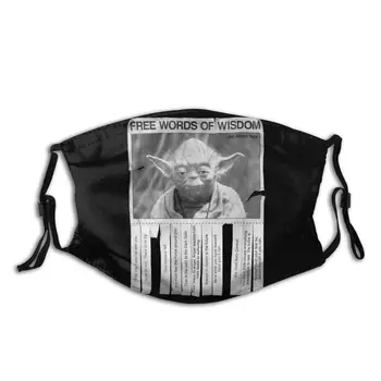 

Star Wars Yoda Unisex Reusable Face Mask Anti Haze Dust Protection Cover Respirator Muffle Mask with Filters