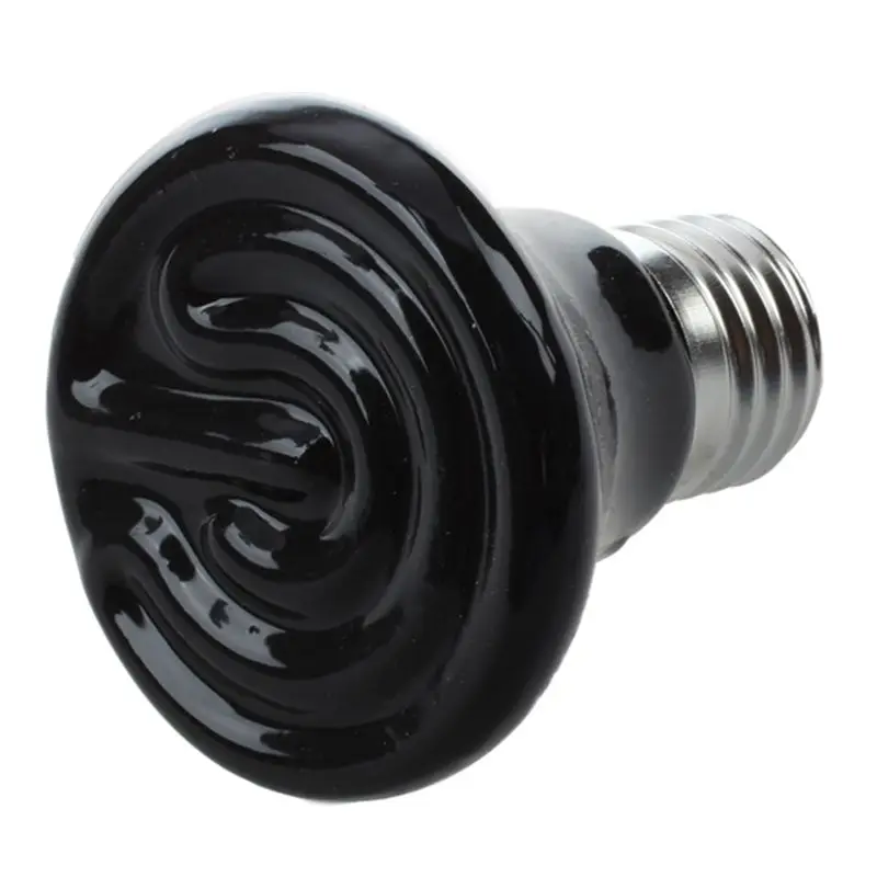 

HOT-Mini Black Ceramic Heat Infrared Lamp Bulb (110V/100W)