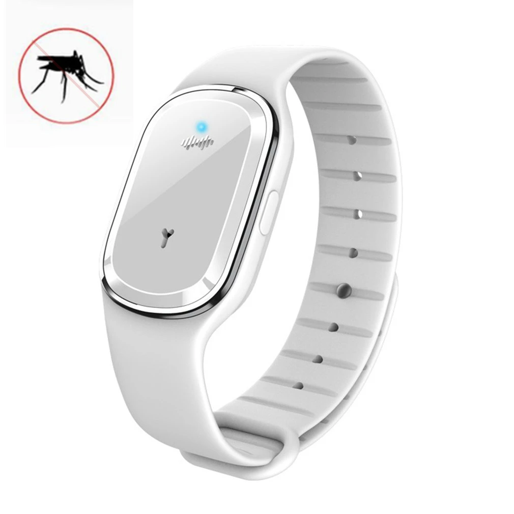 

M1 Summer Ultrasonic Mosquito Repellent Pellets Band for Kids Mosquito Killer Outdoor Insect Bracelet Wrist Band