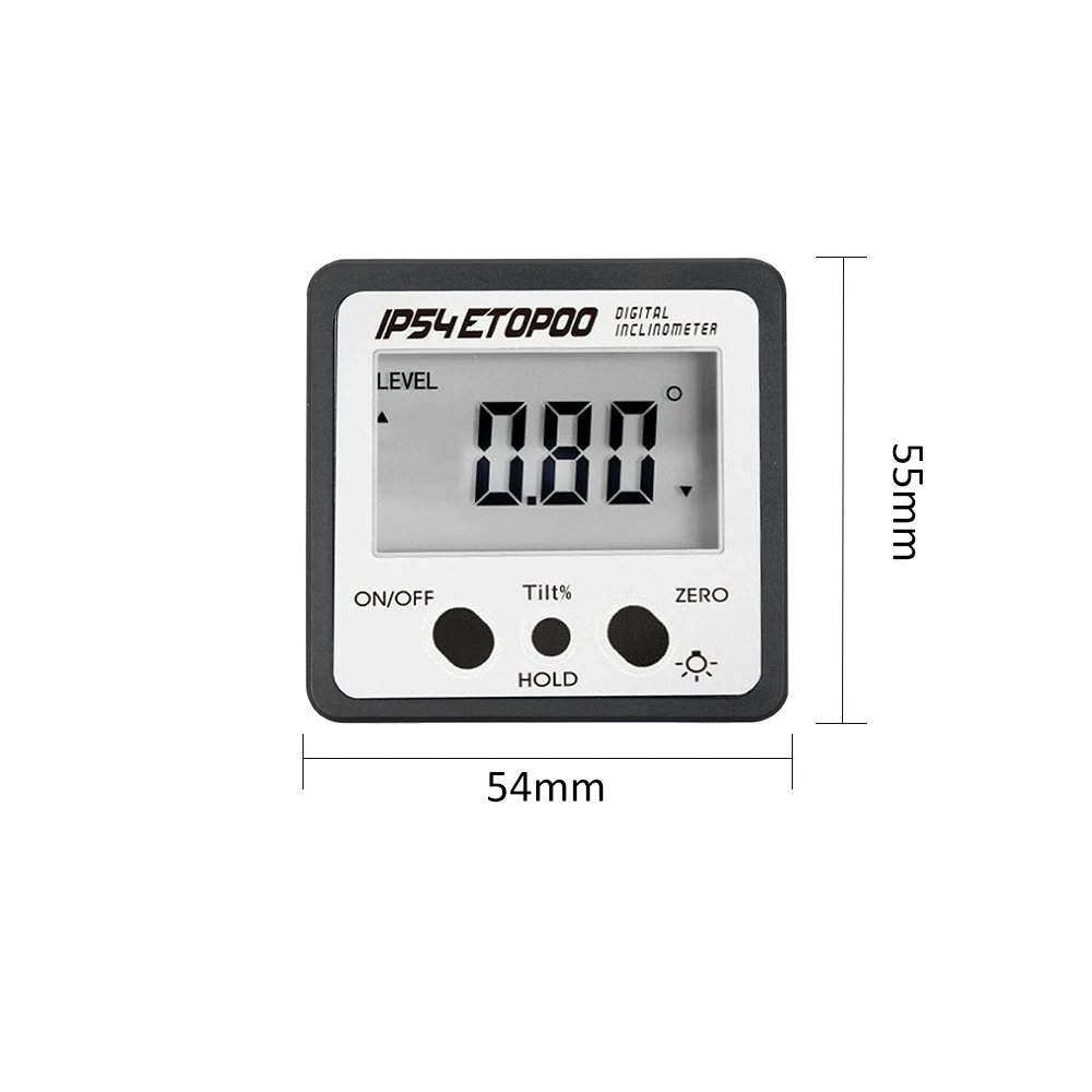 Цифровой угловой датчик с подсветкой электронный транспортир Inclinometer наклонная коробка с магнитным основанием угловая линейка, измерительный инструмент