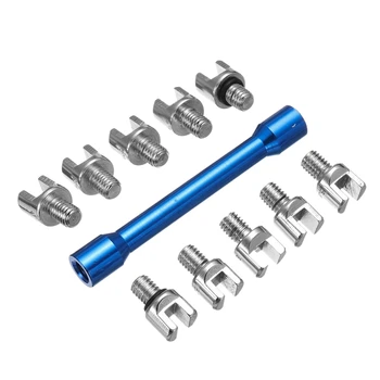 

Motorcycle Spoke Wrench Tusk Spoke Wrench Kit for Most Motorbikes with 10 Hardened Tips 5.0-6.8