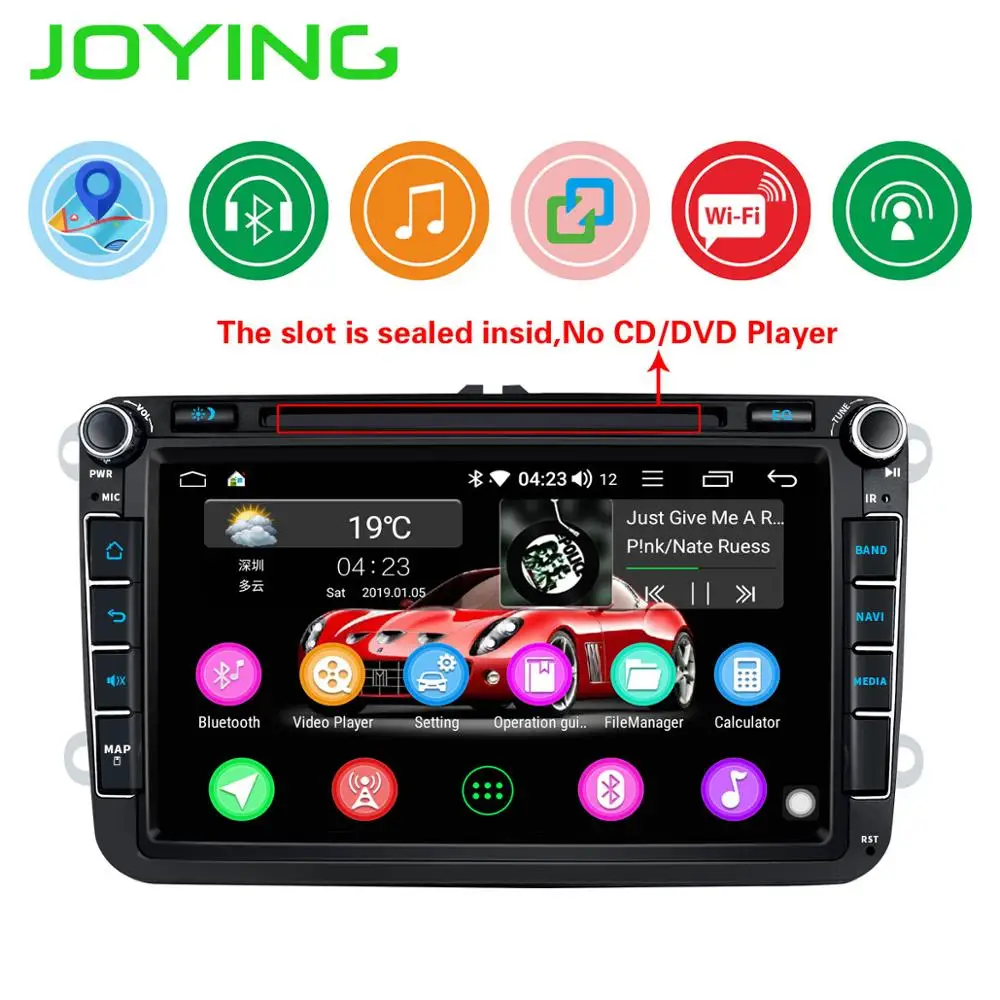  Car Multimedia player Android 8.1 2 Din Car Radio Audio Auto For Volkswagen/Skoda/Seat/Octivia/Golf
