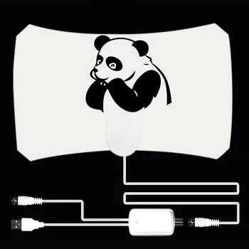 

Customized 1080P High Gain Indoor HDTV Antenna Digital TV Receiver TV Atenna with Amplifier DVB-T2 Clear Satellite Dish Signal