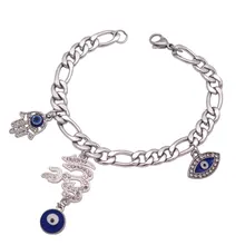 Ислам, Аллах рука Хамса от Fatima сглаз нержавеющая сталь Браслеты